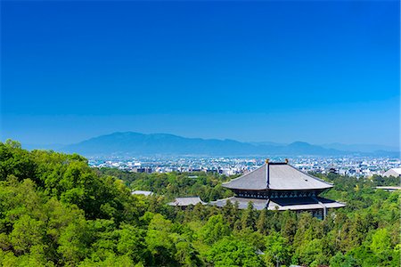 sky mountain temples in japan - Nara Prefecture, Japan Stock Photo - Rights-Managed, Code: 859-08357996