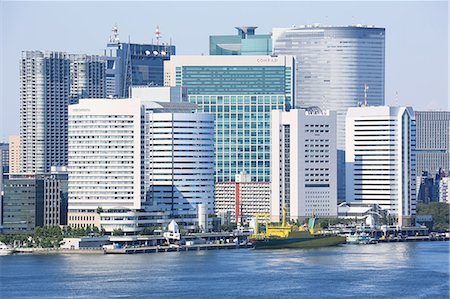 View of Tokyo Bay, Tokyo, Japan Foto de stock - Con derechos protegidos, Código: 859-08358455