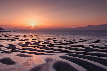 sunset over ocean - Kumamoto Prefecture, Japan Stock Photo - Rights-Managed, Code: 859-08358481