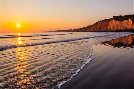 sunset, beach - Chiba Prefecture, Japan Stock Photo - Rights-Managed, Code: 859-08359721