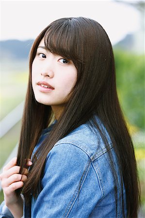 simsearch:859-08704133,k - Attractive young Japanese woman portrait Stock Photo - Rights-Managed, Code: 859-08704145