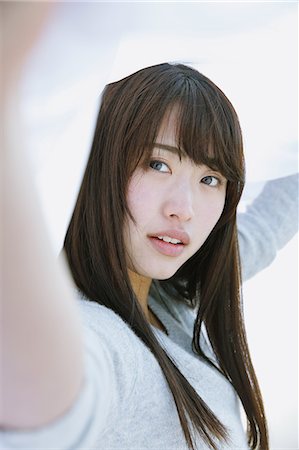 simsearch:859-08704133,k - Attractive young Japanese woman portrait Stock Photo - Rights-Managed, Code: 859-08704174