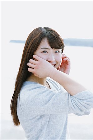simsearch:859-08704133,k - Attractive young Japanese woman portrait Stock Photo - Rights-Managed, Code: 859-08704172