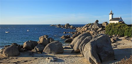 septembre - France, Brittany, Finistere, Brignogan Plages, Pointe Beg-Pol, Pontusval Lighthouse Photographie de stock - Rights-Managed, Code: 859-08769826