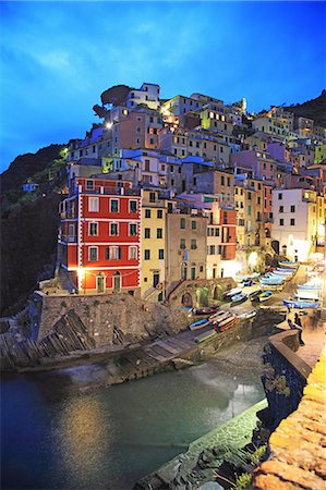 simsearch:6129-09057915,k - Italy, Liguria, Cinque Terre, Riomaggiore, UNESCO World Heritage Stock Photo - Rights-Managed, Code: 859-08769878