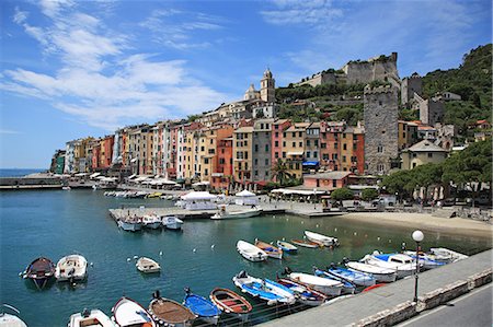 portovenere - Italy, Liguria, Cinque Terre, Portovenere, UNESCO World Heritage Fotografie stock - Rights-Managed, Codice: 859-08769879