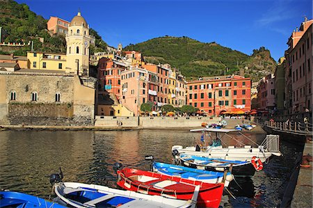 Italy, Liguria, Cinque Terre, Vernazza, UNESCO World Heritage Photographie de stock - Rights-Managed, Code: 859-08769889