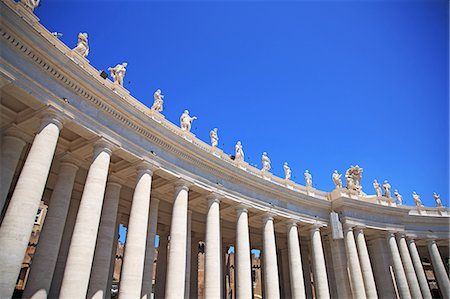 place saint-pierre - Italy, Rome, Historic Centre of Rome, UNESCO World Heritage, Vatican City, St. Peter's Square Photographie de stock - Rights-Managed, Code: 859-08769905