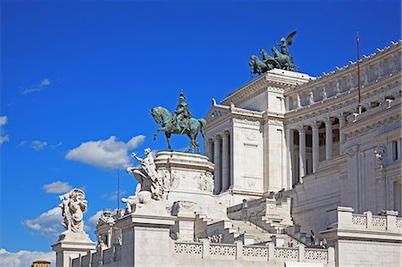 Italy, Rome, Historic Centre of Rome, UNESCO World Heritage, Monument to Vittorio Emanuele II Foto de stock - Con derechos protegidos, Código: 859-08769902