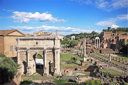 remains - Italy, Rome, Historic Centre of Rome, UNESCO World Heritage, Foro Rom Foto de stock - Con derechos protegidos, Código: 859-08769903