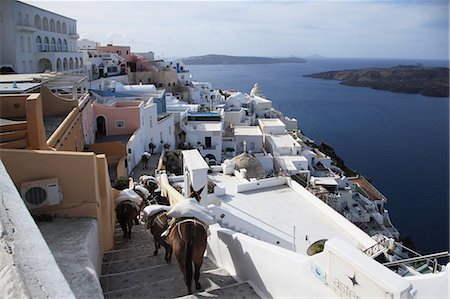 santorini house - Greece, Cyclades Islands, Santorini Island, Thira Stock Photo - Rights-Managed, Code: 859-08769962