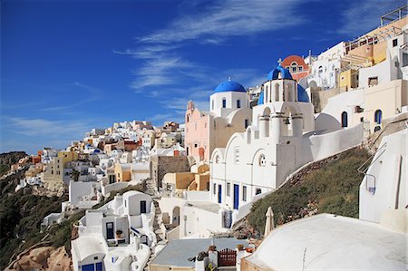 santorini house - Greece, Cyclades islands, Santorini Island Stock Photo - Rights-Managed, Code: 859-08769999