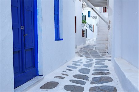 février - Greece, Cyclades Islands, Mykonos Island Photographie de stock - Rights-Managed, Code: 859-08770024