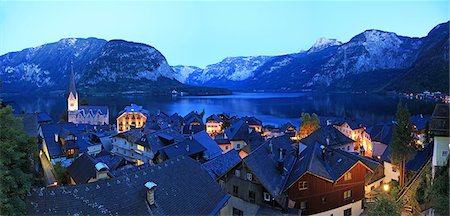 simsearch:859-08770089,k - Austria, Salzkammergut, Hallstadt, UNESCO World Heritage Site Foto de stock - Con derechos protegidos, Código: 859-08770047