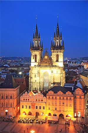 Czech Republic, Historic Centre of Prague, UNESCO World Heritage Site,  Old Town Square Photographie de stock - Rights-Managed, Code: 859-08770097