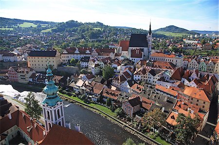 Czech Republic, South Bohemia, Historic Centre of Cesky Krumlov, UNESCO World Heritage Site Photographie de stock - Rights-Managed, Code: 859-08770114