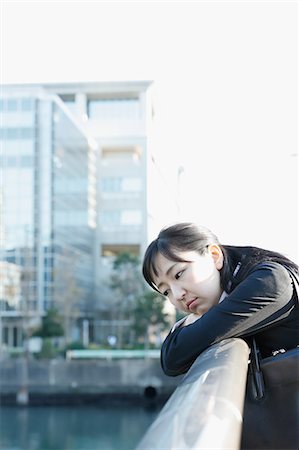 recruit - Japanese young businesswoman downtown Tokyo Stock Photo - Rights-Managed, Code: 859-08887547