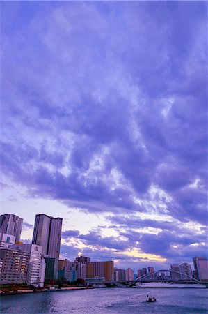 simsearch:859-07783560,k - Sunset sky over Tokyo, Japan Foto de stock - Con derechos protegidos, Código: 859-08993893