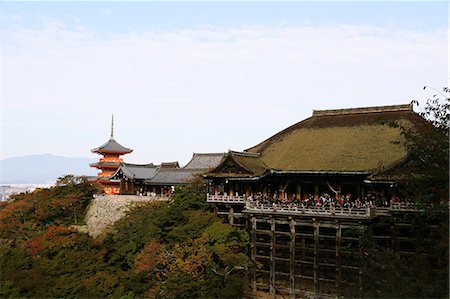 Kiyomizudera temple, Kyoto, Japan Photographie de stock - Rights-Managed, Code: 859-09018699