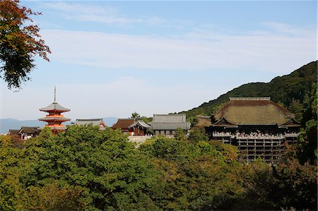 Kiyomizudera temple, Kyoto, Japan Photographie de stock - Rights-Managed, Code: 859-09018706