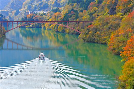 forest boat - Toyama Prefecture, Japan Stock Photo - Rights-Managed, Code: 859-09104552