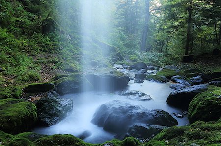 rocky waterfall - Hokkaido, Japan Stock Photo - Rights-Managed, Code: 859-09104907