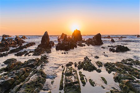 formation rocheuse - Chiba Prefecture, Japan Foto de stock - Con derechos protegidos, Código: 859-09175356