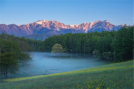 road mountains - Nagano Prefecture, Japan Stock Photo - Rights-Managed, Code: 859-09175499