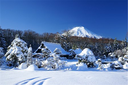 Mount Fuji from Yamanashi Prefecture, Japan Stock Photo - Rights-Managed, Code: 859-09175556