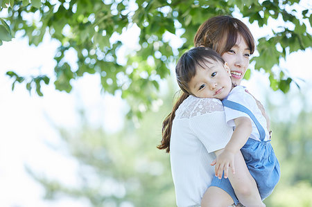 Japanese mother and son at the park Stock Photo - Rights-Managed, Code: 859-09193155