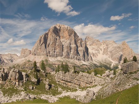 Rocky mountain range Stock Photo - Rights-Managed, Code: 859-03036355