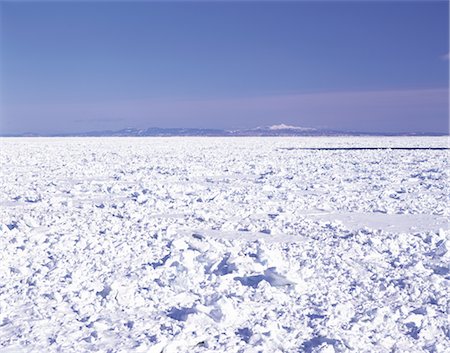 shiretoko peninsula - The Frozen Ocean Foto de stock - Con derechos protegidos, Código: 859-03036492