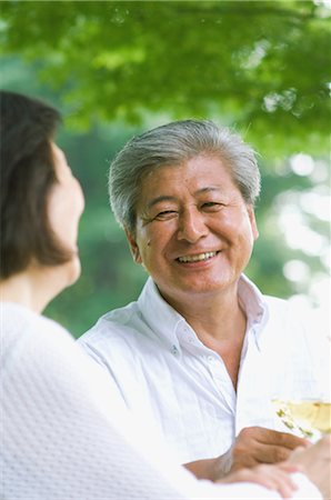 simsearch:859-03037420,k - Older Couple Toasting Stock Photo - Rights-Managed, Code: 859-03037464
