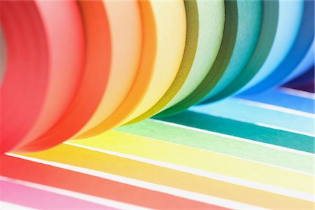 Rainbow-colored Ribbons Stock Photo - Rights-Managed, Code: 859-03038153