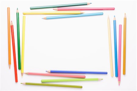 Colored Pencils Stock Photo - Rights-Managed, Code: 859-03038260