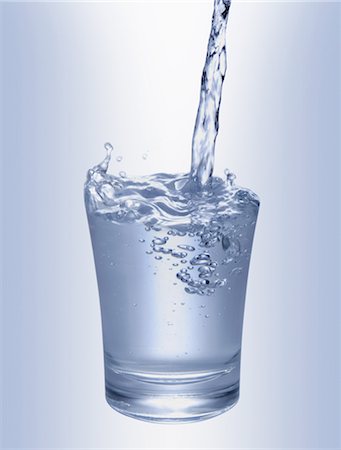 pouring water stream - Water pouring into glass Stock Photo - Rights-Managed, Code: 859-03038673