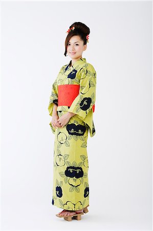 simsearch:859-03038759,k - Young Woman Wearing Kimono Costumes Stock Photo - Rights-Managed, Code: 859-03039410