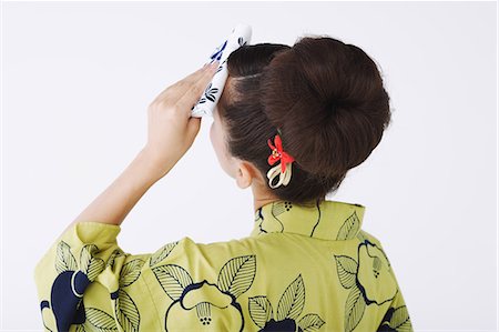 Woman Wiping Sweat Wth Handkerchief Stock Photo - Rights-Managed, Code: 859-03039431