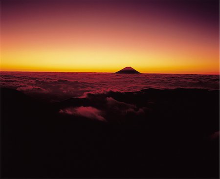 simsearch:859-03043693,k - Vue panoramique du Mont Fuji Photographie de stock - Rights-Managed, Code: 859-03044076
