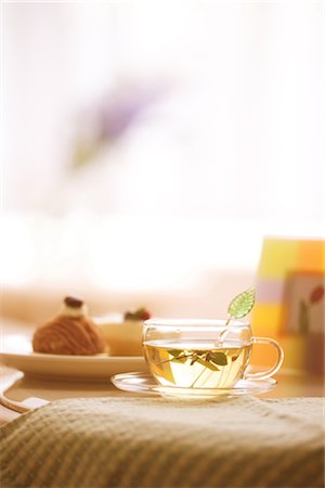 simsearch:859-03041327,k - Herb Tea And Cakes On Table Stock Photo - Rights-Managed, Code: 859-03041289