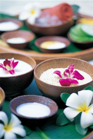 Pink Orchid In Ceramic Bowls Stock Photo - Rights-Managed, Code: 859-03041608