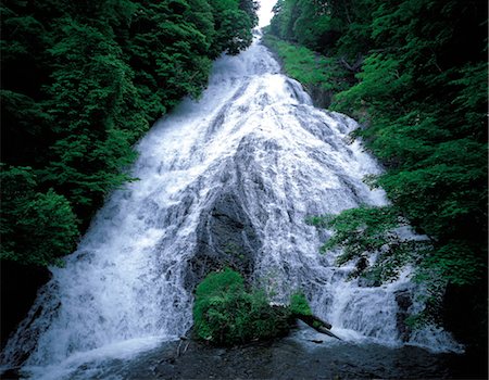 prise de courant - Waterfall in Forest Foto de stock - Con derechos protegidos, Código: 859-03042225