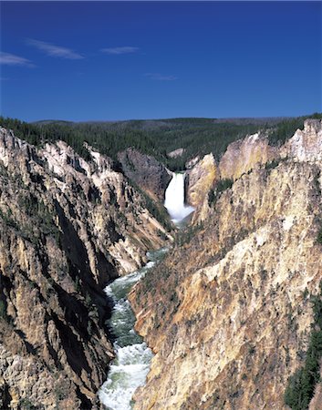 simsearch:859-03042286,k - Canyon Country Waterfall Foto de stock - Con derechos protegidos, Código: 859-03042316