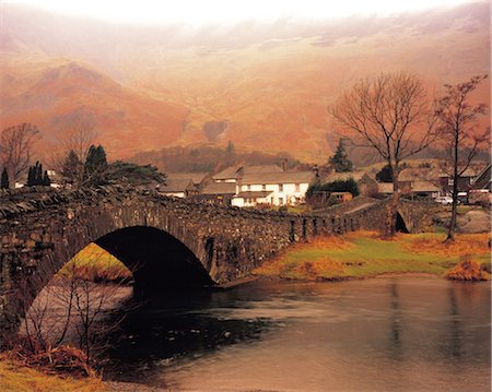 sunset lake district - Country Bridge Stock Photo - Rights-Managed, Code: 859-03194137