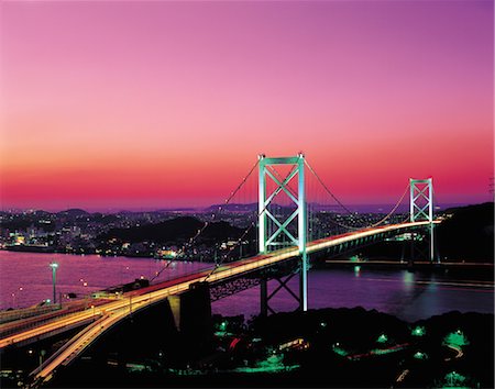 fukuoka - Road Bridge Stock Photo - Rights-Managed, Code: 859-03194132