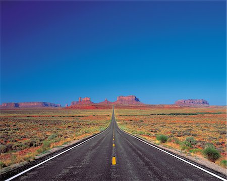 Open Road Photographie de stock - Rights-Managed, Code: 859-03193790
