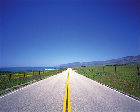 Open Road Photographie de stock - Rights-Managed, Code: 859-03193840