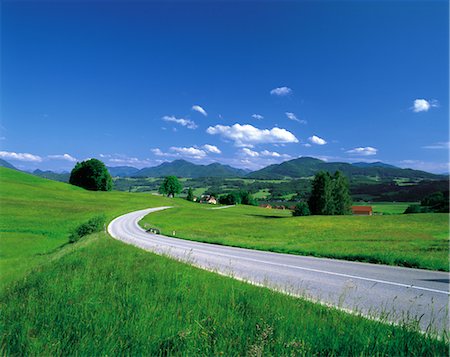 Open Road Photographie de stock - Rights-Managed, Code: 859-03193877