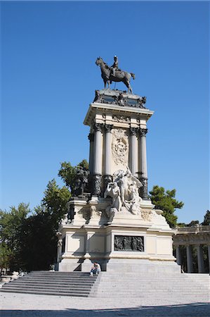 parque del retiro - Madrid,Spain Foto de stock - Con derechos protegidos, Código: 859-03598468