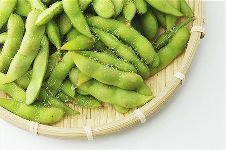 soybean - Green Soya Beans in Basket Stock Photo - Rights-Managed, Code: 859-03600273